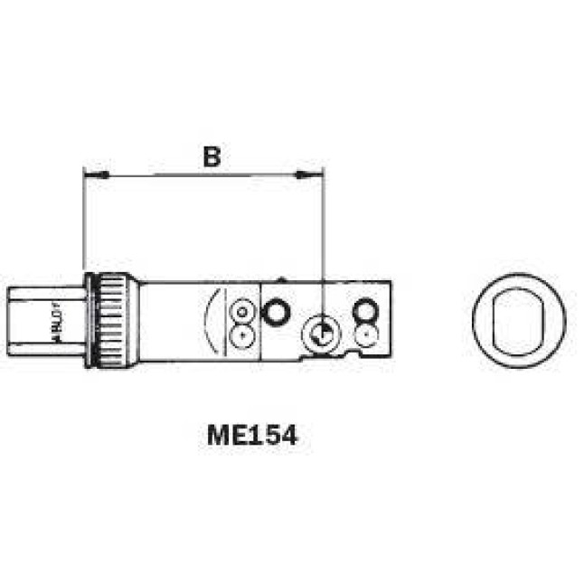 Замок цилиндровый Abloy Protec Dead Bolt ME 154 HA латунь Замок цилиндровый Abloy Protec Dead Bolt ME 154 HA латунь