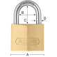Замок навесной Abus 713/20 Замок навесной Abus 713/20