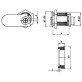 Замок для оборудования Mul-t-lock CAM 22 Classic