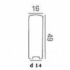 Ковпачок DND 2314 / 2-14-OLV полірована латунь Ковпачок DND 2314 / 2-14-OLV полірована латунь