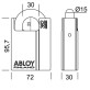 Замок навісний Abloy Protec 2 PL 362