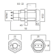 Замок для оборудования Abloy EP 400 Замок для оборудования Abloy EP 400