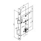 Корпус замка Abloy 4292 Chrom Right Корпус замка Abloy 4292 Chrom Right