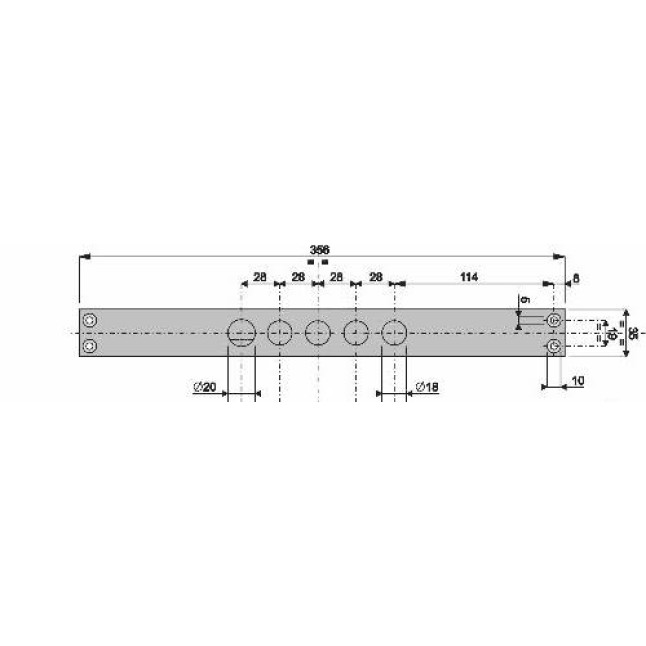 Ответная планка Mottura 942540028 Ответная планка Mottura 942540028