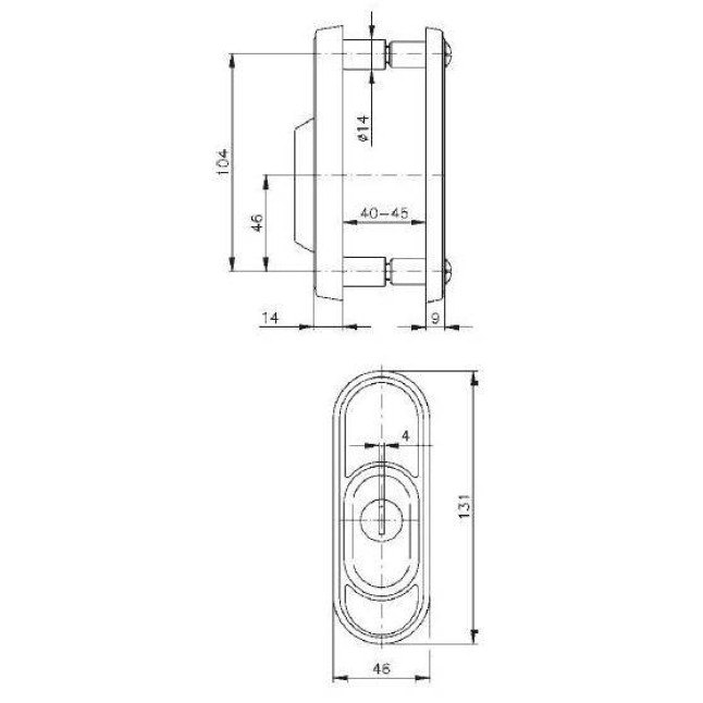 Защитная фурнитура Rostex R3 Decor Ti/Mat золото матовое Защитная фурнитура Rostex R3 Decor Ti/Mat золото матовое