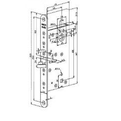 Замок электромеханический Abloy EL 502 (EL 512/513) Замок электромеханический Abloy EL 502 (EL 512/513)