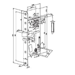 Замок электромеханический Abloy EL 580/EL 582 Замок электромеханический Abloy EL 580/EL 582