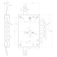 Корпус замка Cr Serrature 7051 PE BLOCK Корпус замка Cr Serrature 7051 PE BLOCK