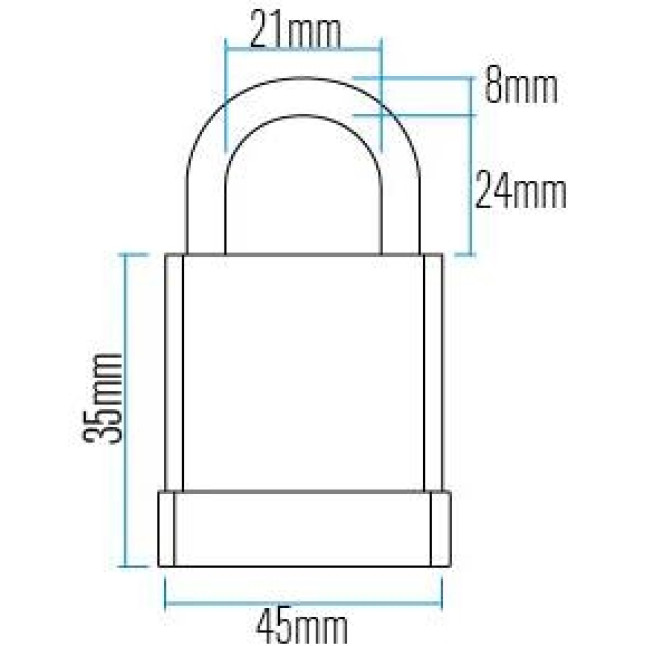 Замок навесной Abus 717 Замок навесной Abus 717