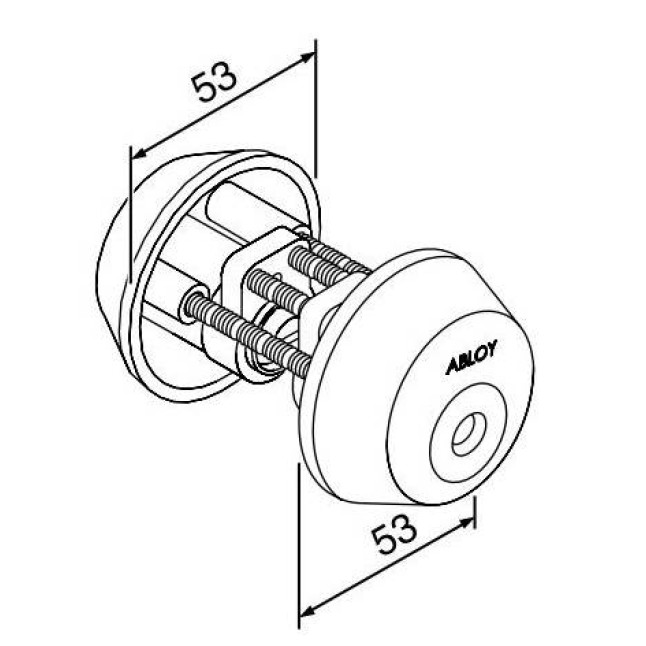 Циліндр Abloy Profile FIN 5782 (CR 3O) Циліндр Abloy Profile FIN 5782 (CR 3O)