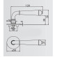 Ручка дверная Abloy Minnea 26/006 Ручка дверная Abloy Minnea 26/006