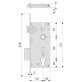 Корпус замка Agb Sicurezza B.00860.50.03 латунь Корпус замка Agb Sicurezza B.00860.50.03 латунь