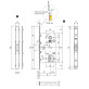 Корпус замка Agb Revolution XT WC B01108.50.01 цинк