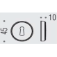 Накладка BB Colombo CD 1003 BB бронза Накладка BB Colombo CD 1003 BB бронза