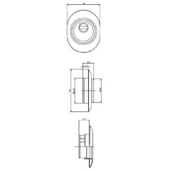 Броненакладка врізна Mul-t-lock A615 Хром мат Броненакладка врізна Mul-t-lock A615 Хром мат