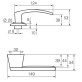 Ручка дверна Abloy Domus 12 Ms / KILA матова латунь