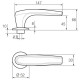 Ручка дверная Abloy Duetto 8/002 Ms/CR (хром) Ручка дверная Abloy Duetto 8/002 Ms/CR (хром)