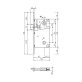 Корпус замка Agb Centro WC B.01013.50.06 хром(никель) Корпус замка Agb Centro WC B.01013.50.06 хром(никель)