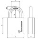 Замок навісний Mul-t-lock G-55 / 50mm (7x7)