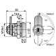 Замок для обладнання Abloy CAM CL 104