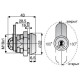 Замок для оборудования Abloy Protec 2 CAM CL 106 Замок для оборудования Abloy Protec 2 CAM CL 106