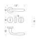 Ручка дверная Colombo Robot CD 41 матовый белый Ручка дверная Colombo Robot CD 41 матовый белый