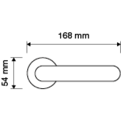 Ручка дверная Linea Cali Rose 108 античное железо Ручка дверная Linea Cali Rose 108 античное железо