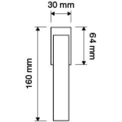 Ручка оконная Linea Cali Sintesi матовый хром