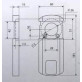 Броненакладка магнитная Disec MG-351