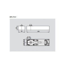 Доводчик дверной Dorma BTS75V EN 1/2/3/4 Доводчик дверной Dorma BTS75V EN 1/2/3/4