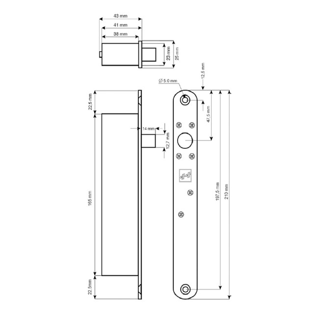 Электроригель Effeff 843-1 НЗ