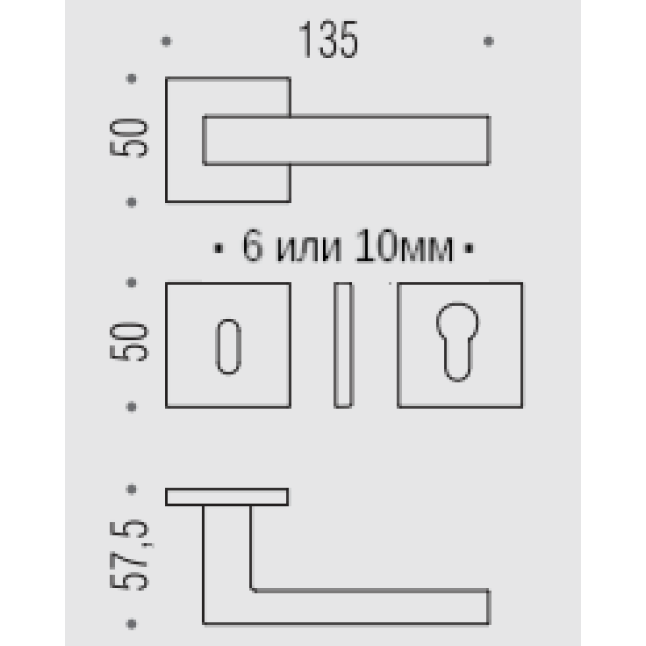 Ручка дверная Colombo Ellesse BD 21 хром (роза 6мм.) Ручка дверная Colombo Ellesse BD 21 хром (роза 6мм.)