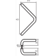 Ручка дверная Abloy Forma 344 полированная латунь Ручка дверная Abloy Forma 344 полированная латунь