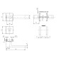 Ручка дверная Rostex Ravena H50 PZ хром Ручка дверная Rostex Ravena H50 PZ хром