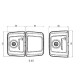 Замок накладной Mul-t-lock Glass Door Lock GDL–100D Classic Замок накладной Mul-t-lock Glass Door Lock GDL–100D Classic