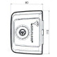 Замок накладной Mul-t-lock Glass Door Lock GDL–100S Classic - для одинарных дверей Замок накладной Mul-t-lock Glass Door Lock GDL–100S Classic - для одинарных дверей