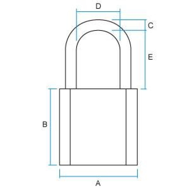 Замок навесной Abus 719 60HB/40-63 (длинная дужка) Замок навесной Abus 719 60HB/40-63 (длинная дужка)