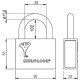 Замок навісний Mul-t-lock M16 / C3 (Classic) висота дужки 102 мм