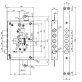 Замок врезной Mul-T-Lock Matrix DFM1 (key 90mm) Замок врезной Mul-T-Lock Matrix DFM1 (key 90mm)