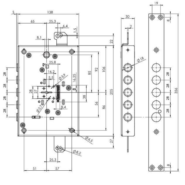Замок врезной Mul-t-lock Matrix DFMA Замок врезной Mul-t-lock Matrix DFMA