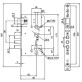 Корпус замка Mul-t-lock (межцентр 85 мм) SPLR 214