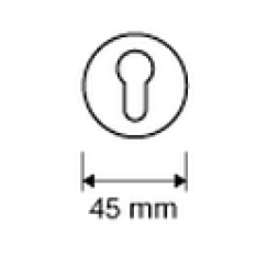 Накладка PZ Linea Cali 101 латунь Накладка PZ Linea Cali 101 латунь