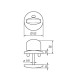 Накладка WC Abloy LH002 хром Накладка WC Abloy LH002 хром