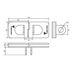 Петлі Mul-t-lock Glass Петлі Mul-t-lock Glass