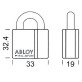 Замок навесной Abloy Classic PL 320 Замок навесной Abloy Classic PL 320