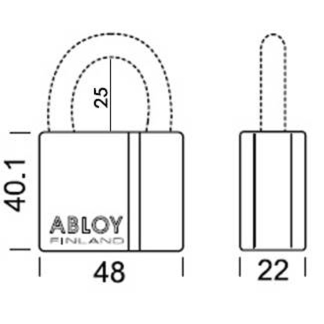 Замок навісний Abloy Classic PL 330 Замок навісний Abloy Classic PL 330