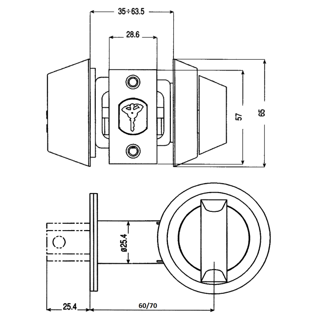 Замок врезной Mul-t-lock Dead bolt Hercular MT5+ золото, коричневый Замок врезной Mul-t-lock Dead bolt Hercular MT5+ золото, коричневый