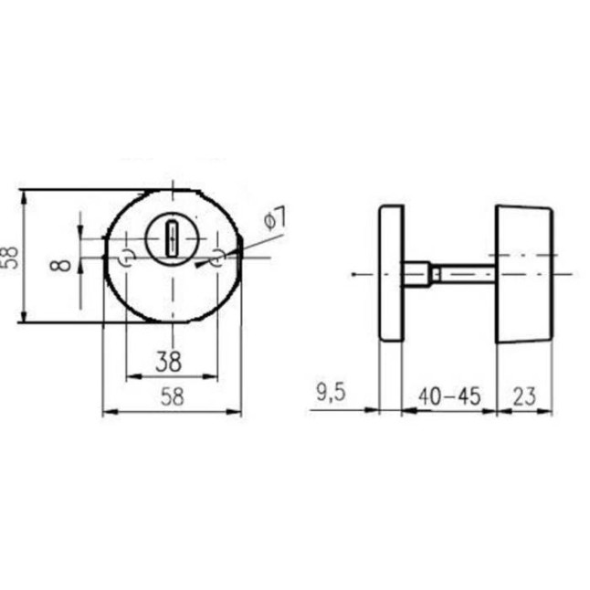 Защитная фурнитура Rostex R3/S Rotondum Ti/Mat матовое золото Защитная фурнитура Rostex R3/S Rotondum Ti/Mat матовое золото