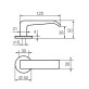 Ручка дверна Abloy Consul 110/007 FIN бронза червона Ручка дверна Abloy Consul 110/007 FIN бронза червона