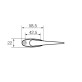 Ручка віконна Abloy 59/152 Oval золото лак